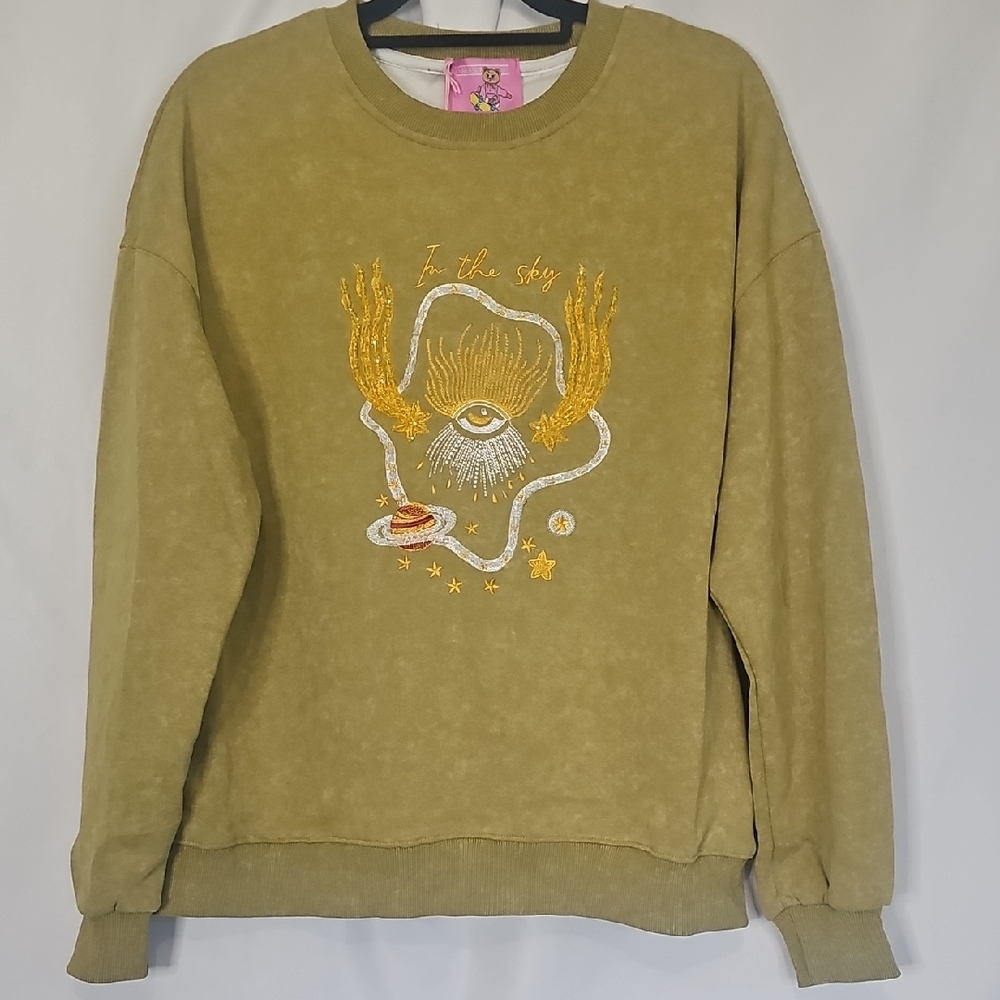 Golden Eye Graphic Women's Sweatshirt